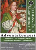 Plakat zum Adventskonzert 2017